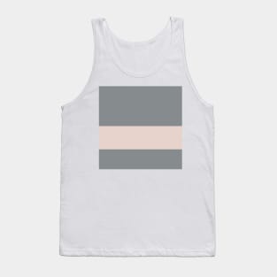 A world-class mix of Very Light Pink, Grey, Silver and Lotion Pink stripes. Tank Top